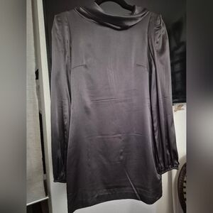 GUESS Grey Silk Mini Dress